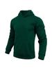 Unisex European & American Style Fleece Hoodies: Solid Color, Long-Sleeve, Sports Casual, Hooded Pullover Sweatshirts