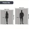 1/3/4pcs Christmas Snowman Design Bathroom Set: Shower Curtain, Toilet Cover, Bath Mat, with 12 Plastic Hooks, 182.88cm X 182.
