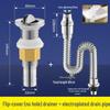 Jingwei Stainless Steel Basin Drainer & Pipe Set