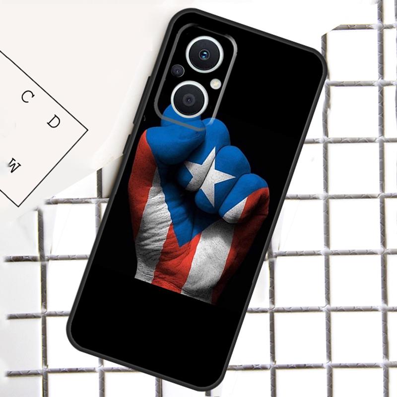 Puerto Rico Flag Phone Case For OPPO Reno 8T 7 8 Lite 14F 14 13 12 11 F 10 Pro OPPO Find X8 X6 X5 X9 Pro Cover