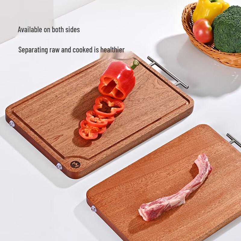 Deska do krojenia z grubego litego drewna wenge