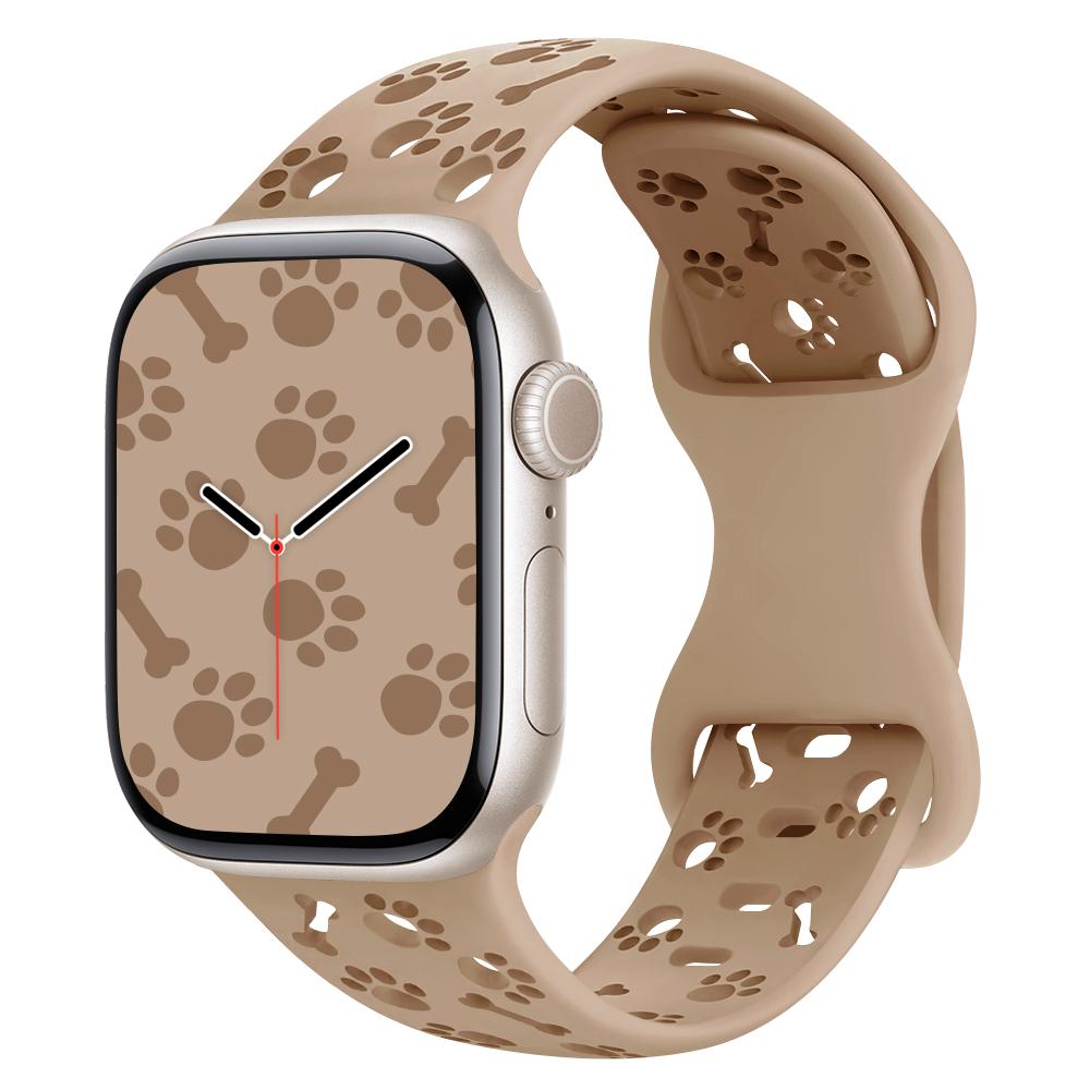 New Dog Paw Silicone Strap For Apple Watch Band Ultra3 49mm 46 45 44 41mm 40 38mm Bracelet For Iwatch Series 11 10 9 8 7 6 5 SE