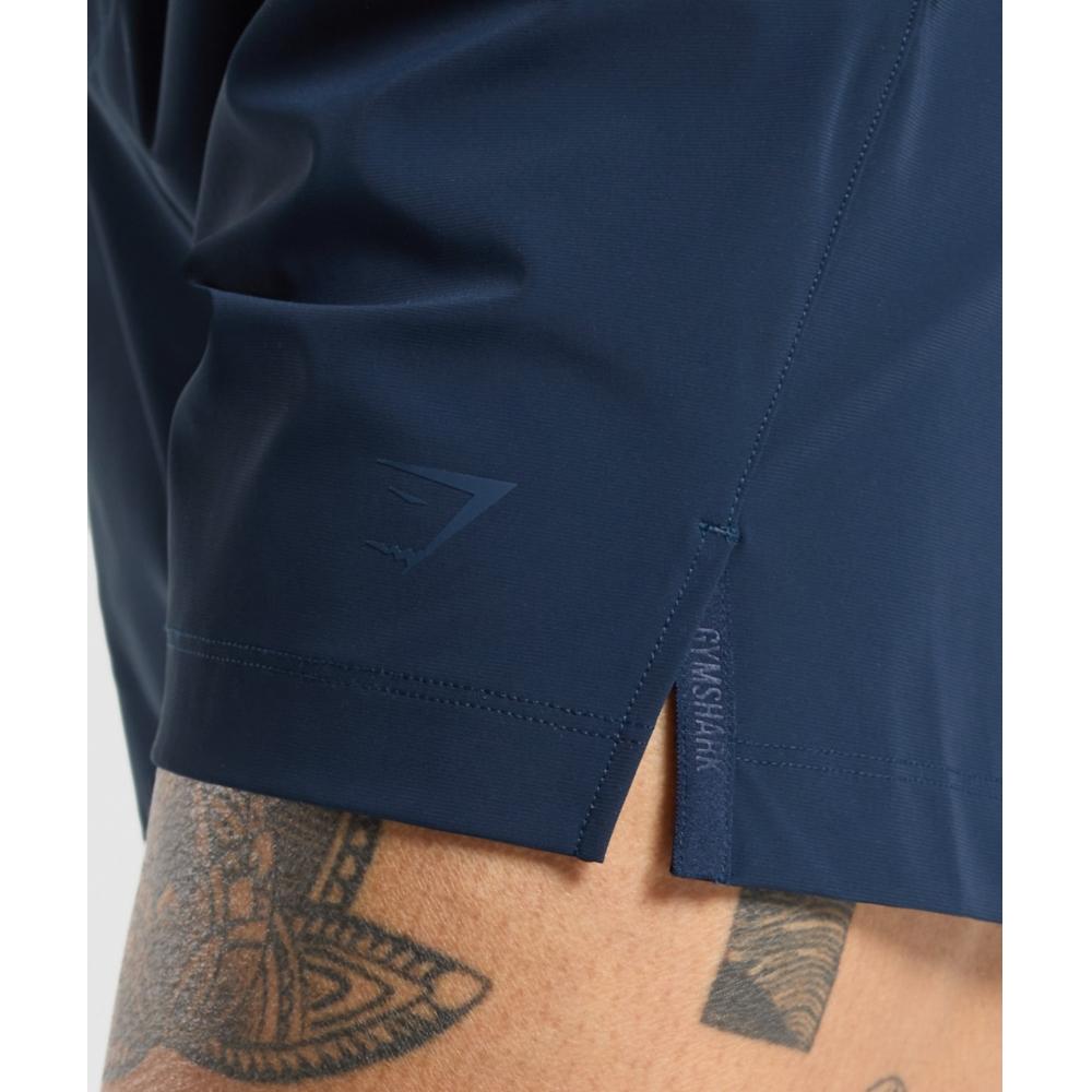 Gymshark Studio 6  Shorts Navy A1a4h Ub9p