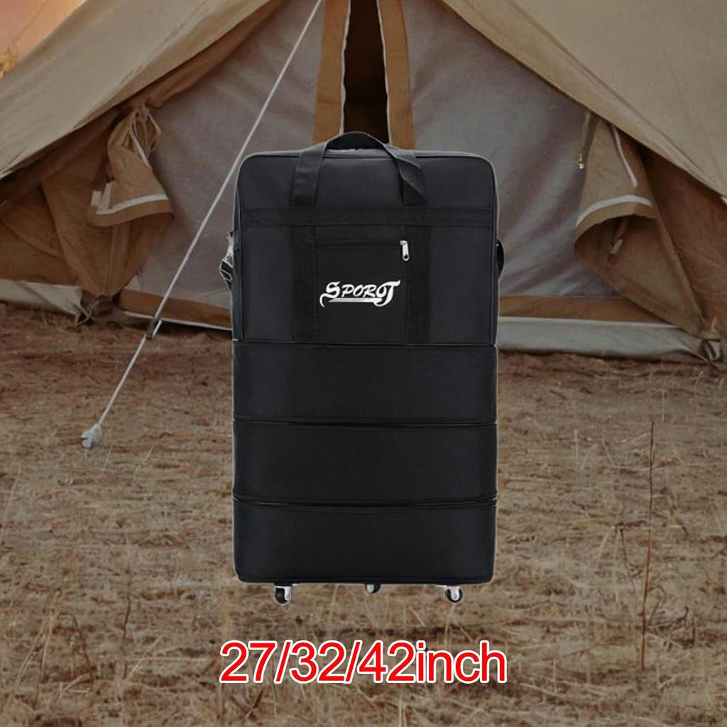 Travel Bag, Waterproof Handbag with Zipper, Wear-Resistant Tote, Shoes, Clothes Organizer, Storage