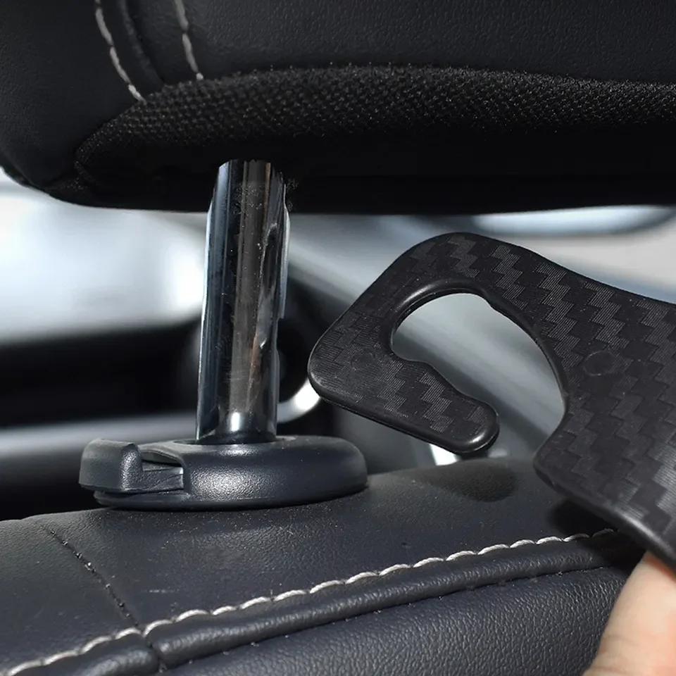 Car Seat Hooks Headrest Storage Hanger Car Interior Hanging Hook Back Seat Organizer Holder Auto Interior Hooks Accessories