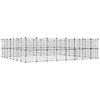 3114048 vidaXL Cage animaux de compagnie à 60 panneaux et porte Noir 35x35 cm