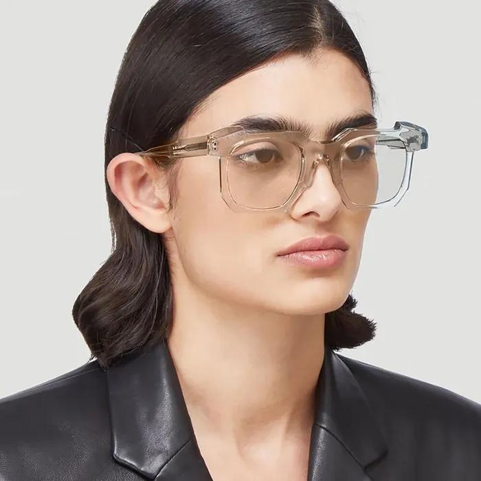 NeoRetro 5553 Newtro Ugly Sunglasses C3 Transparent