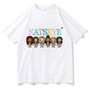 Katseye Beautiful Chaos Pink Gray Tshirts Kpop Tee Women and Unisex Oversized Tee Graphic Short Sleeve TShirt Unisex Tops