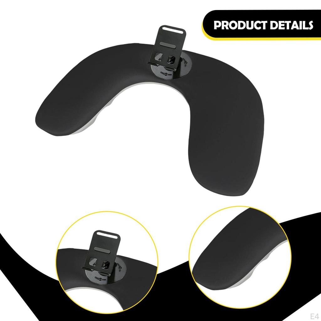 Nail Arm Rest U Shape Hand Cushion Manicure Stand Ergonomic PU Leather Removable Support Comfortable
