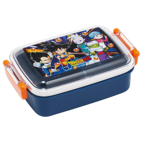 Skater Children's Lunch Box, 450ml, with a Soft Dome-Shaped Lid, Single Tier, Made in Japan, Dragon Ball Daima Design, Boys' RBF3ANAG-A