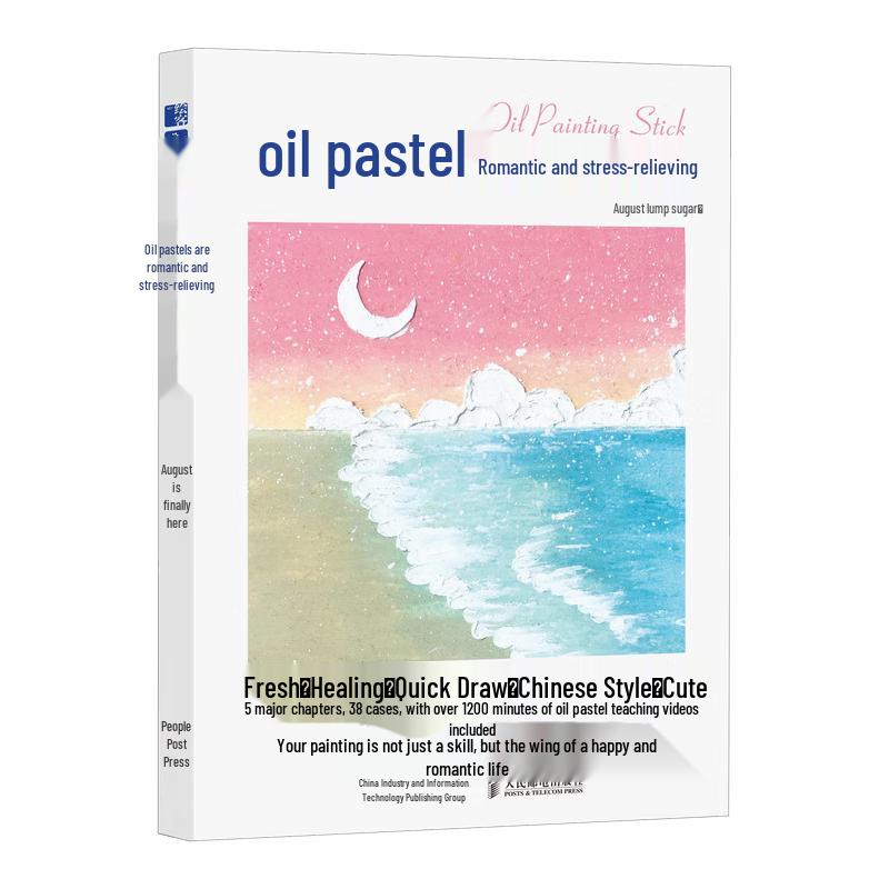 Oil Pastel Painting Techniques Self-Study Tutorial Book