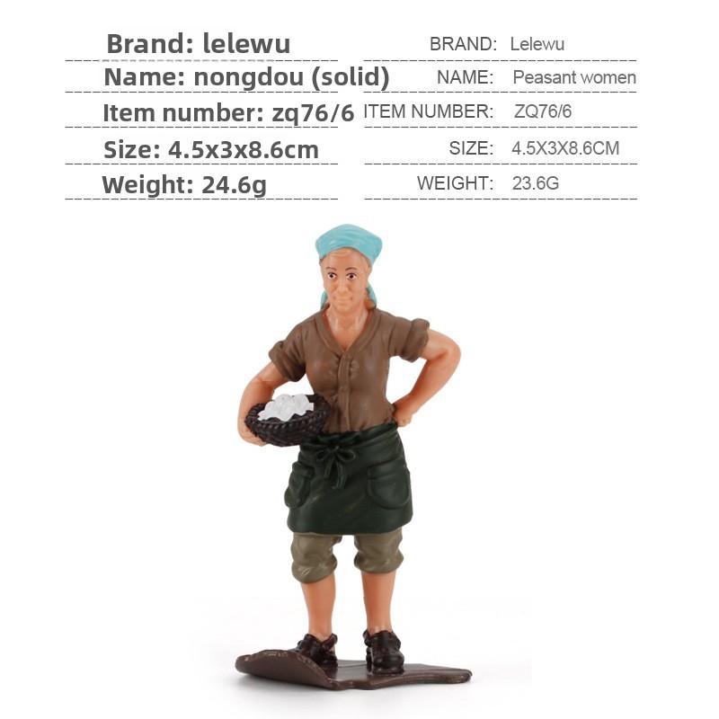 Simulated Diver Veterinarian Farmer Worker Postal Worker Toy Model Ornament For Collectors And Play