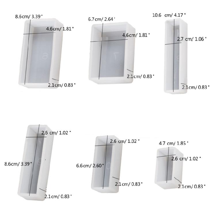 11 Pieces Resin Moulds for Customized Designs Silicone Mold Set for DIY Crafts