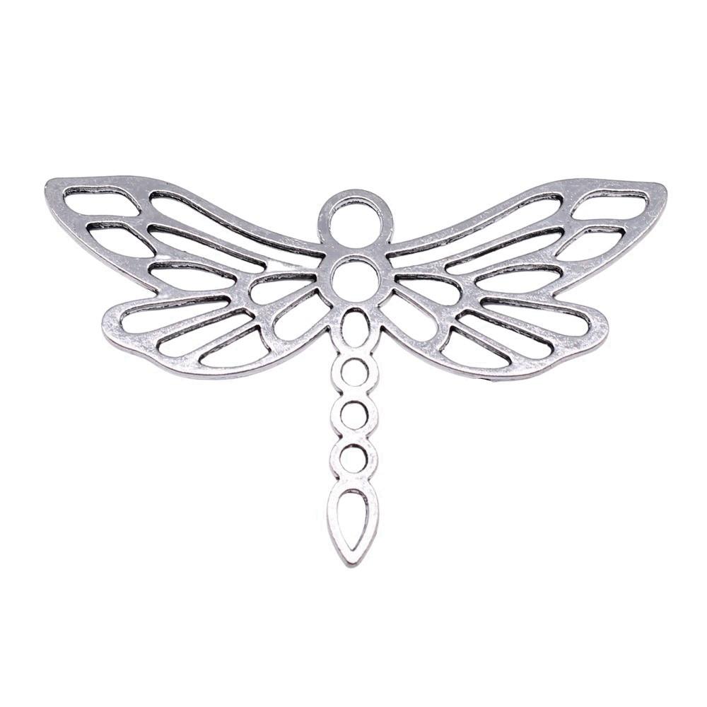 Dragonfly Charms Vintage Alloy Pendants For Insect Themed Handmade Jewelry Supplies