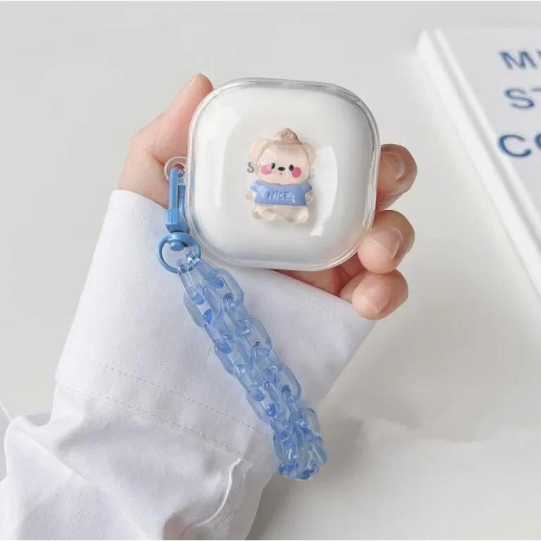 Cute Cartoon Clear Earbuds Cover for Anker Soundcore R50i NC Lovely Bracelet Earphone Case for Anker Soundcore P30i