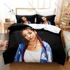 Dela Rose Bedding Set Duvet Cover + 2 Pillowcases Popular Latin Reggaeton Singer Celebrity Bedroom Decor
