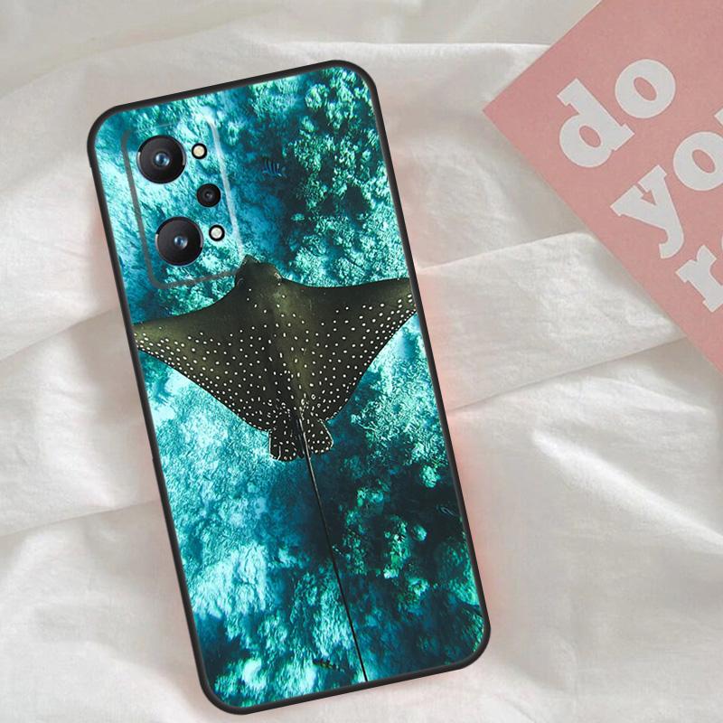 Animal Manta Ray Case For Realme C75 C63 C61 C65 C67 C55 C51 C53 C35 C71 15 11 12 13 14 Pro Plus GT6 GT7 Pro