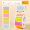 800/500/400pcs roll Colorful Waterproof Self Adhesive Labels Name Tags for Bottles Handwriting Notes Spice Stickers