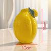 Nordic Style Lemon Ceramic Vase for Hydroponic Flowers - Decorative Ornament for Home or Desktop