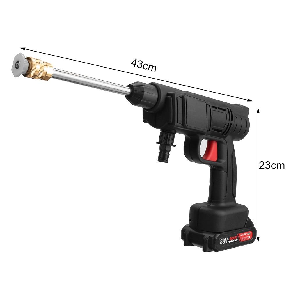 Foam Machine 1500W 50Bar High Pressure Car Washer Rechargeable Car Wash Guns for 18V Battery Cordless Electric Water Guns