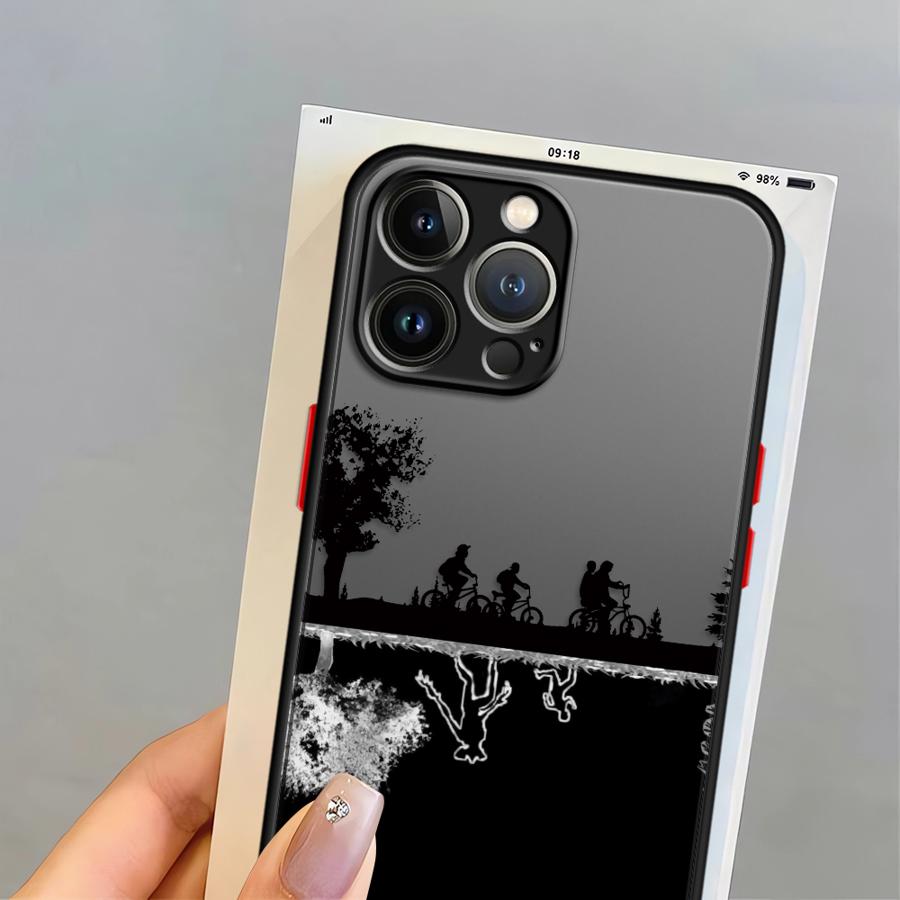 Case for iPhone 18 17 Pro Max 11 XS XR Air 13 Mini 14 16 Plus 15 7 8 SE 12 Funda Back Phone Cover Strange Things Letters A-Z