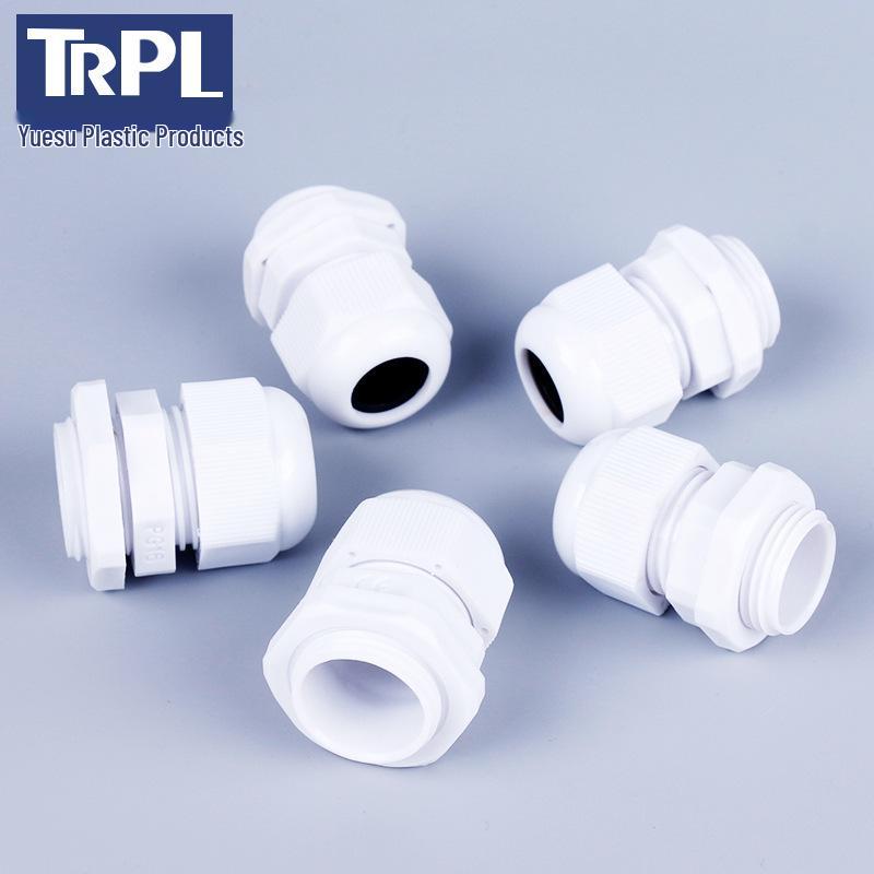 Nylon Kunststoff Kabelverschraubung PG7/9/11/13.5/16/21/48 Fester Kopf