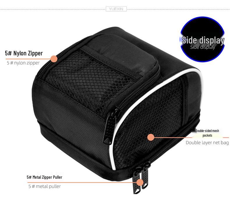 Outdoor Sports Bicycle & Scooter Handlebar Bag - Versatile Front Storage for Mountain and Folding Bikes