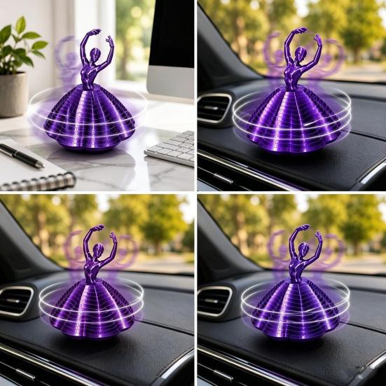 3D Printed Spinning Ballerina Fidget Toy Ballet Spinner Sensory Toy Expanded Whirling Spiral Desk Toy for Adults Teens Stress Relief