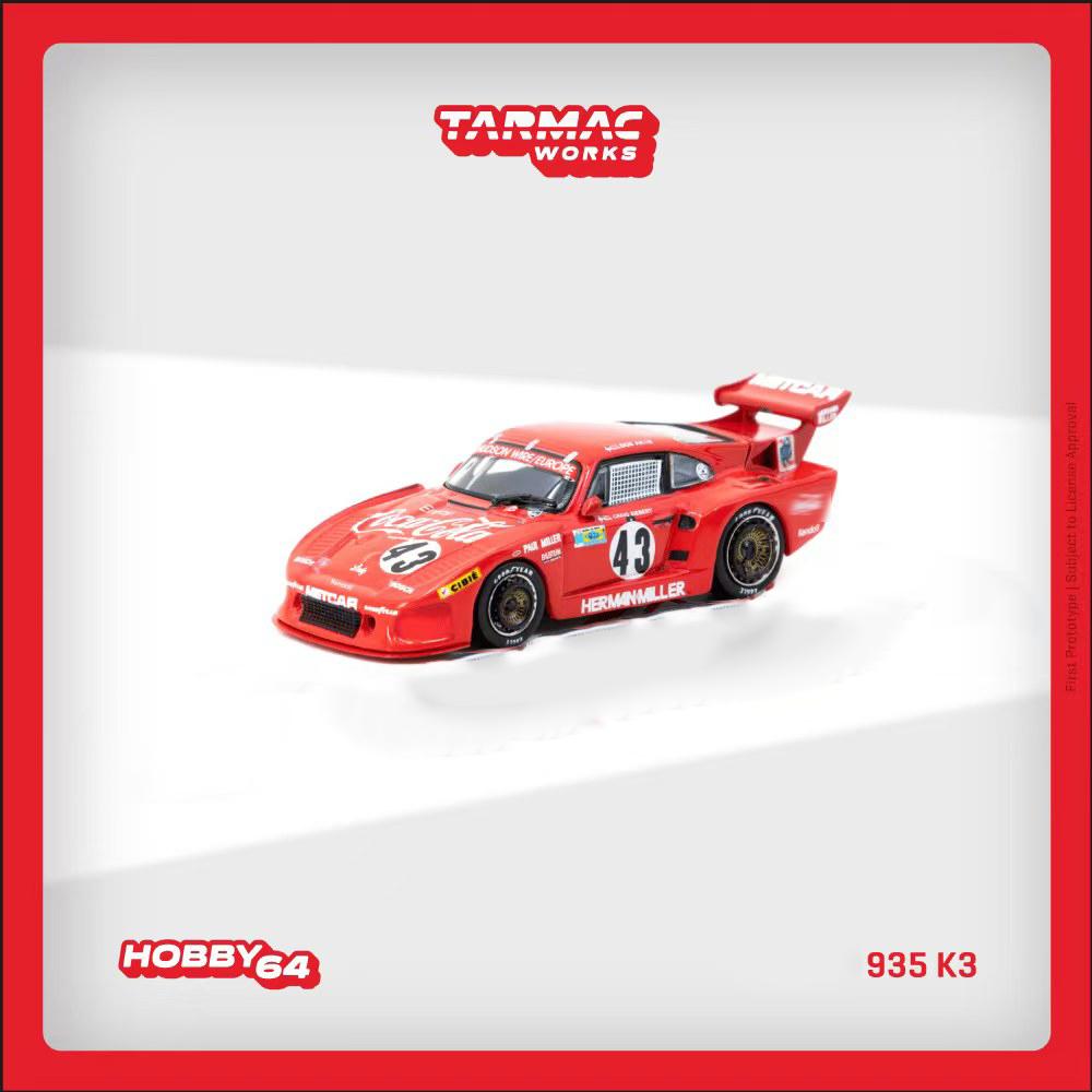 TW In Stock 1:64 Porsche 935 K3 24H Of LeMans 1981 Diecast Car Model Collection Miniature Toy Tarmac Works