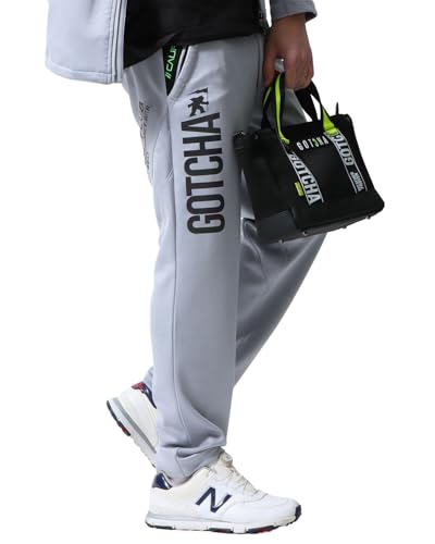 

GATCHA Men s Embossed Contrast Golf Pants, Unisex, Spring/Summer, Gray, Size L, 261GG1820