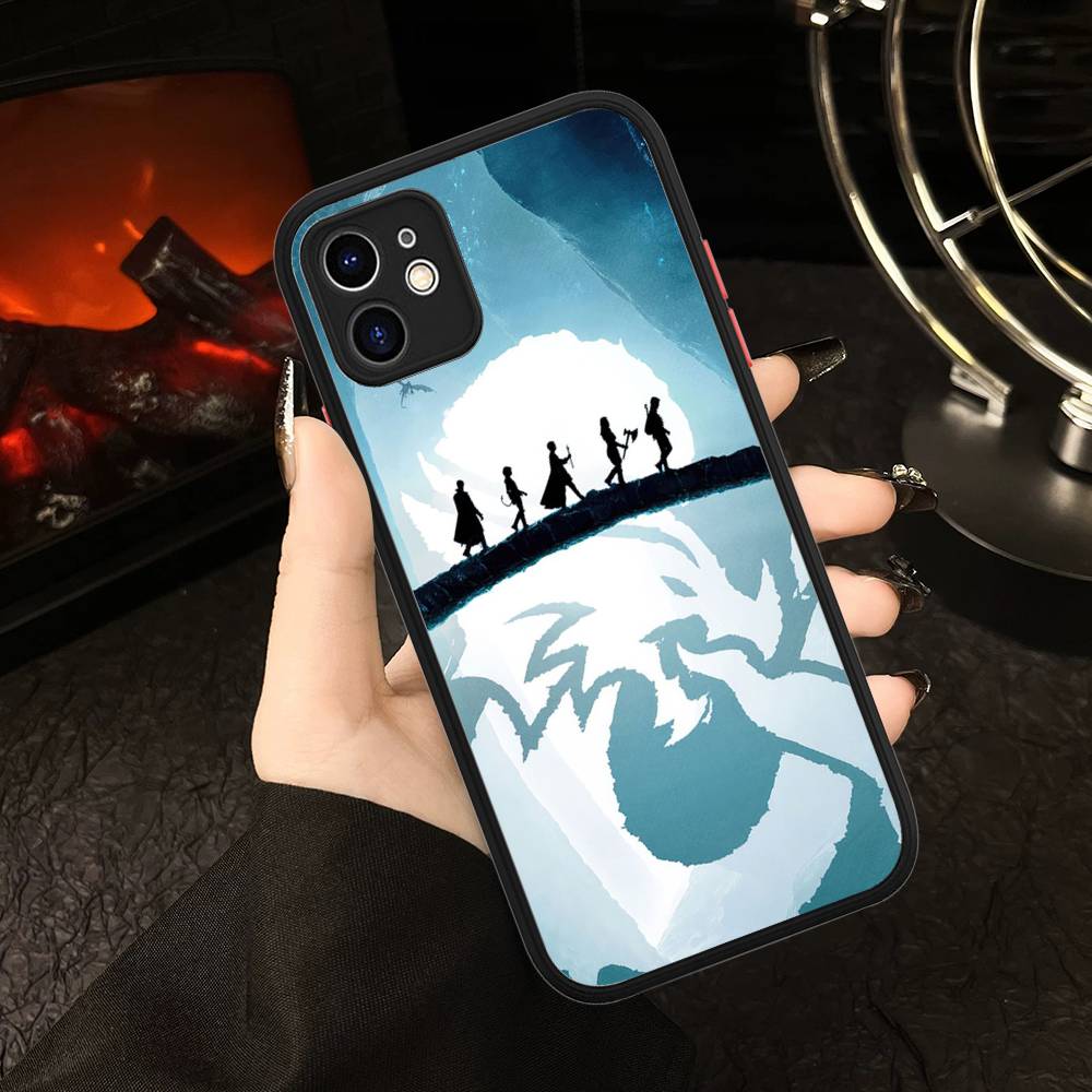 Fantasy Movie D-Dungeons D-Dragons Phone Case For IPhone 16 15 14 Plus 15 13 12 11 Pro Max X XS MAX Matte Cover