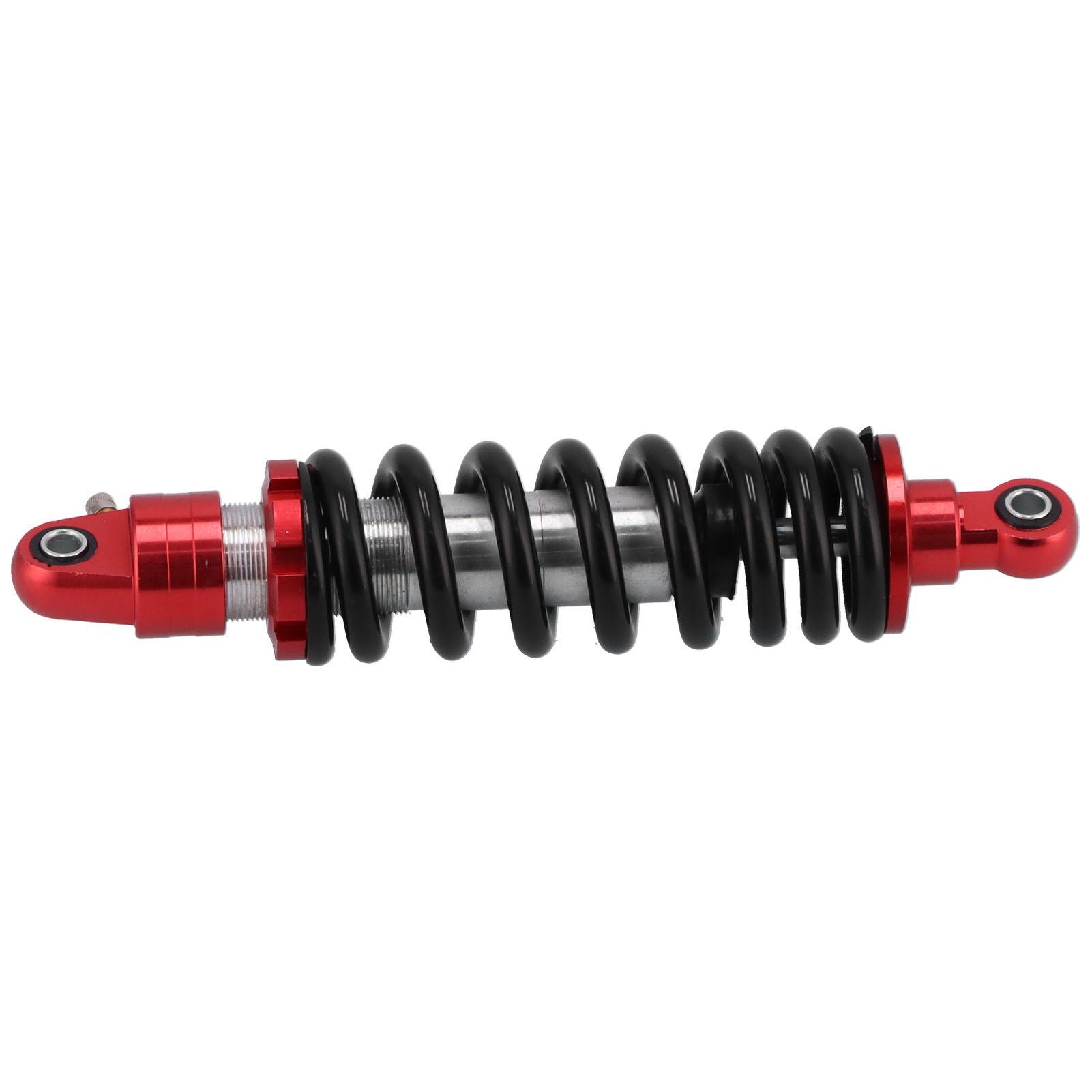 

11.4in Universal Shock Absorber Rear Suspension Adjustable Damping for Motorbike ATV Go Karts Black Red