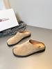 Fashion Bailamos Women Split Toe Slippers Tabi Ninja Slip On Flats Round Toe Shallow Lazy Boat Slingback Mules Shoes British Loafers