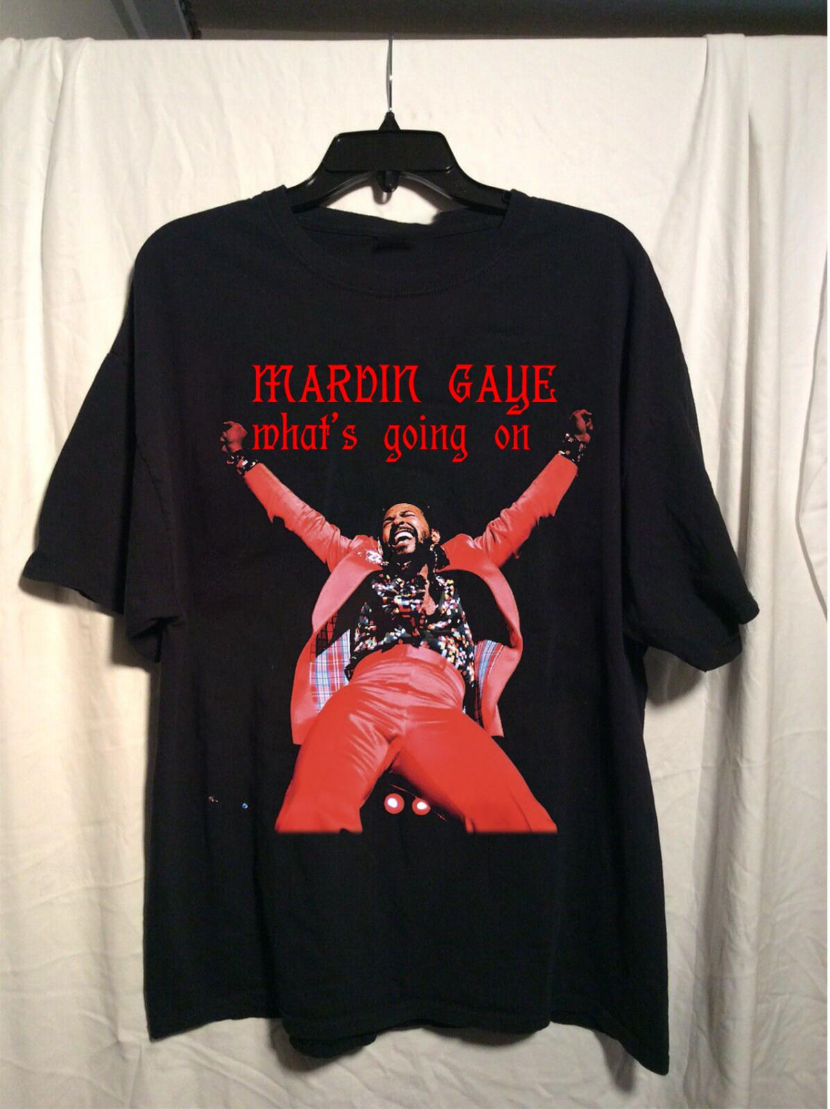 Collection Marvin Gaye Shirt 90 Cotton Tee S to 5XL T-shirt TMB2412 L