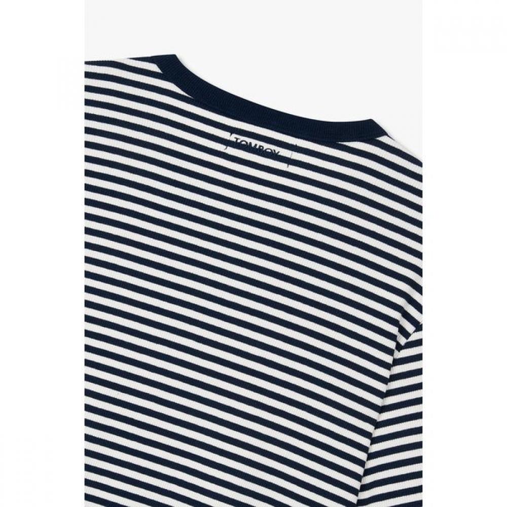 STudio Tomboy STripe Ringer T shirT shorT Sleeve 9176222984 