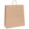 Paper Shopping Bags 250 pcs with Handles Brown 45 x 17 x 48 cm