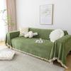 Chenille Waterproof Non-Slip Sofa Cover: Anti-Cat Scratch, Dust-Proof, All-Season Use.