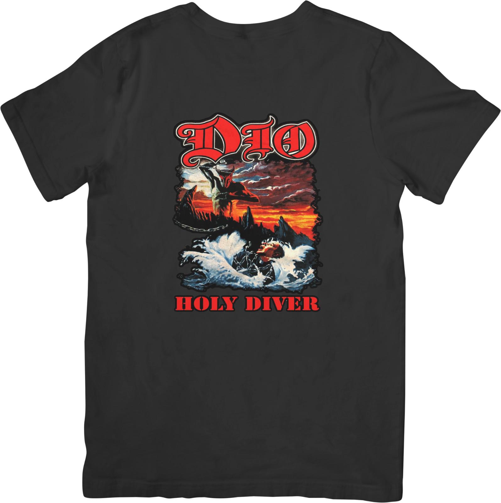 

DIO Heavy Metal Music Unisex Fit for Men Women Quality Cotton T-Shirt Black L