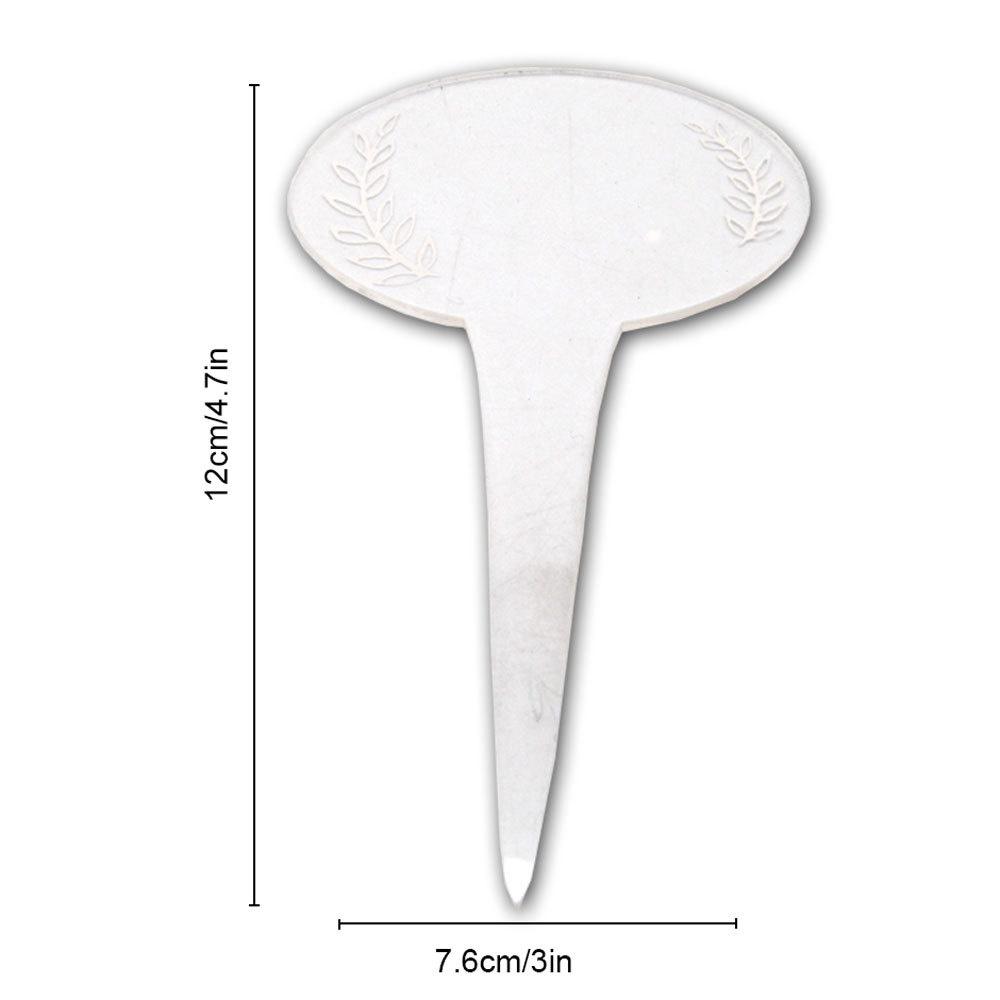 Transparent Acrylic Plant Tags Garden Yard Nursery Flower Pot Seed Varieties Tagging Marker DIY Garden Labels Plants Sign