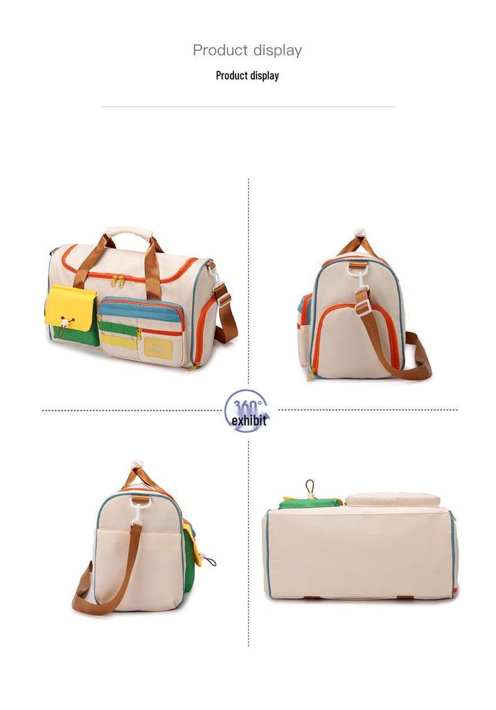 Women's Large-Capacity Multifunctional Travel & Yoga Bag: Lightweight, Portable for Short Trips
