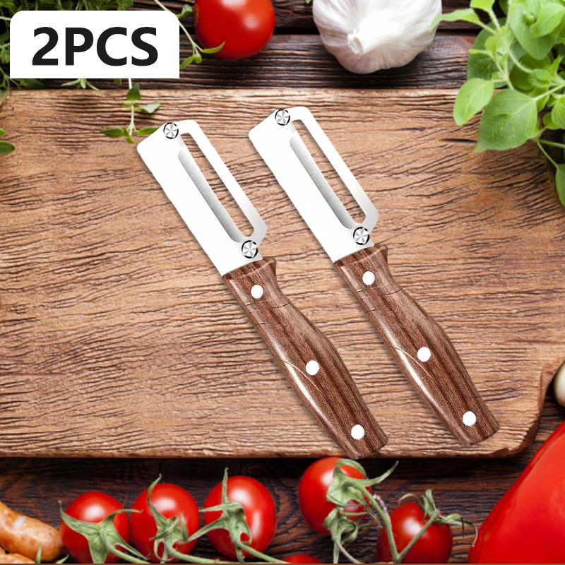 Multi-Functional Vegetable Peeler for Kitchen Pineapple Pumpkin Planer Scraping Tools Stainless Steel Sugarcane Knife Peeler