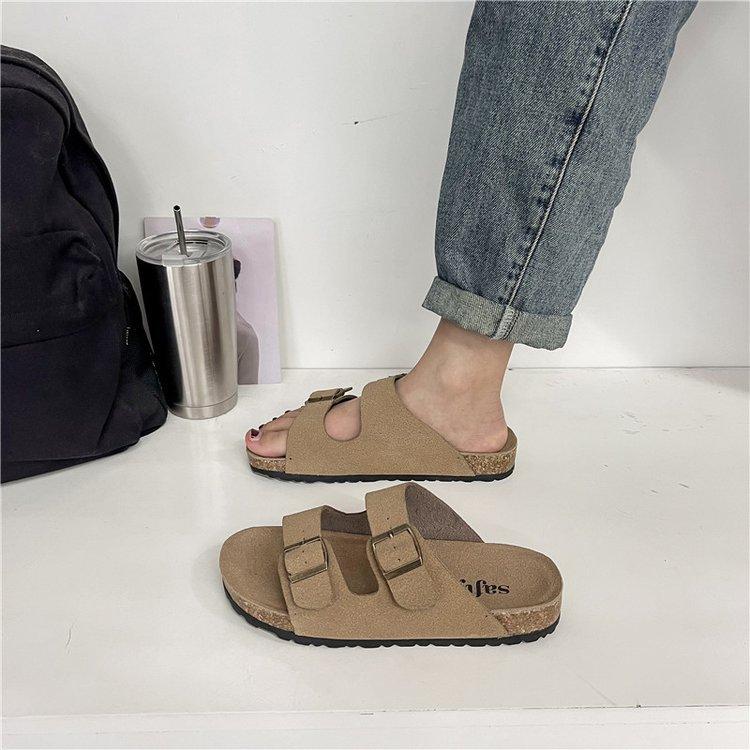 

Винтажные Birkenstocks 2024 Летние феи Повседневные женские сандалии на платформе Bocken Half-Drag Пляжная обувь для отпуска 36 чёрный