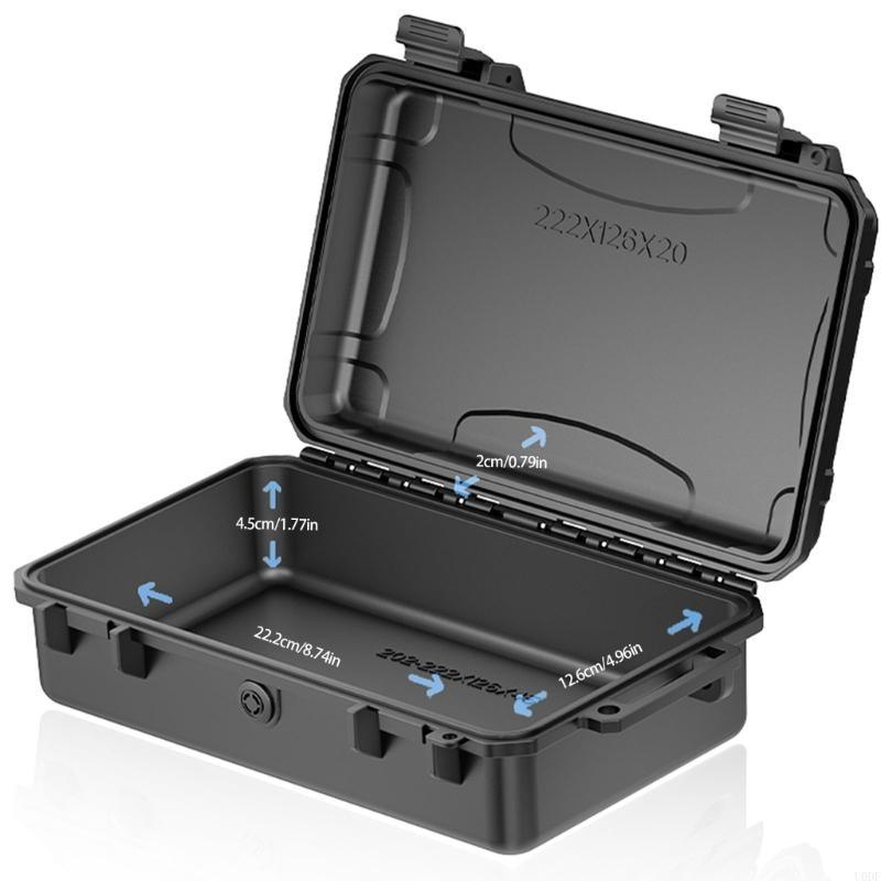   Multifunction ABS Utility Case IP67 Waterproof Anti Shock Design Hardware Box