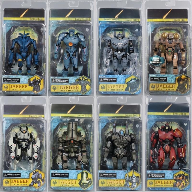 Gran Venta Figuras de Acción Réplica Gipsy Danger Striker Eureka Romeo Blue Tacit Ronin Figuras de Robot Modelo Festival Regalos