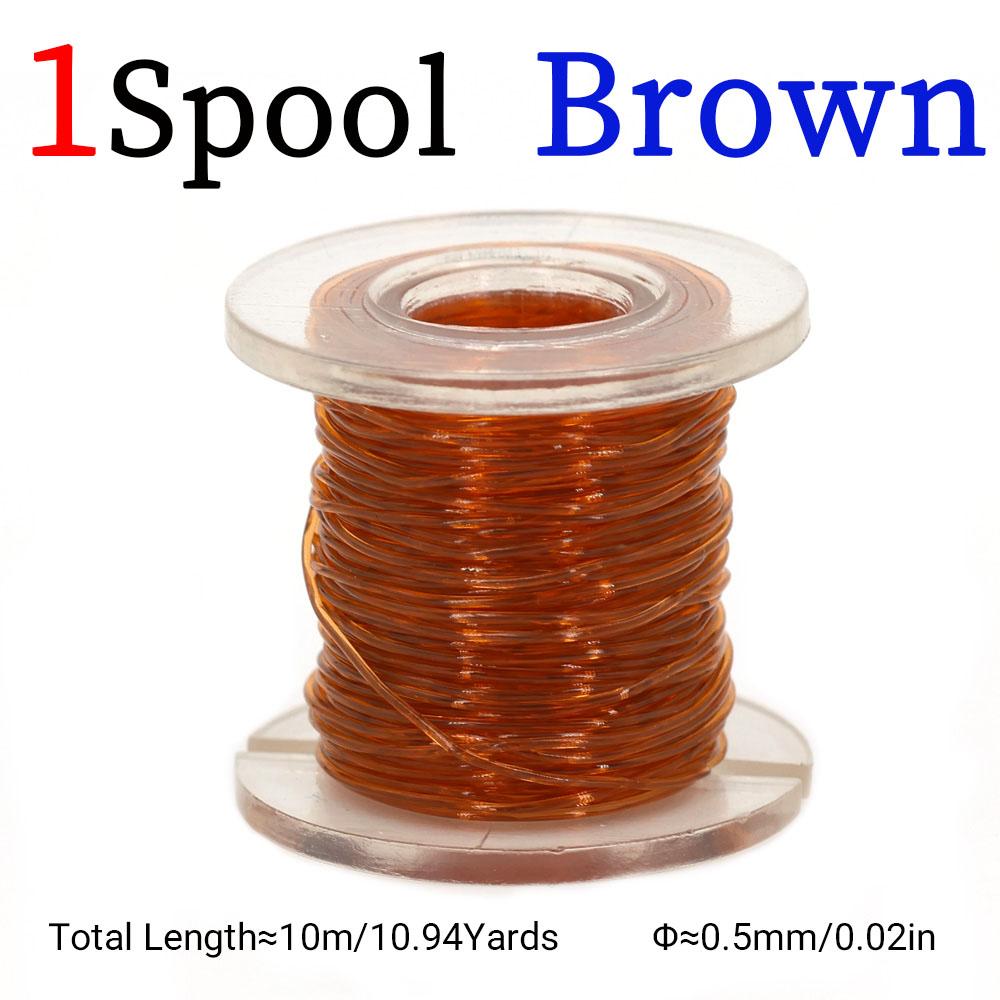 1PC Colored Elastic Thread Mayfly Shrimp Fly Larva Body Making Material High Elasticity Suitable for Trout Salmon Fishing Baits