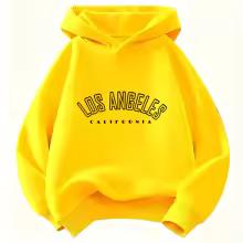 Casual Fashion Los Angeles Letter Printed Hoodie Kids Children's Sweatshirt Hoody for Boys Girls Hoodies Hip Hop Clothes