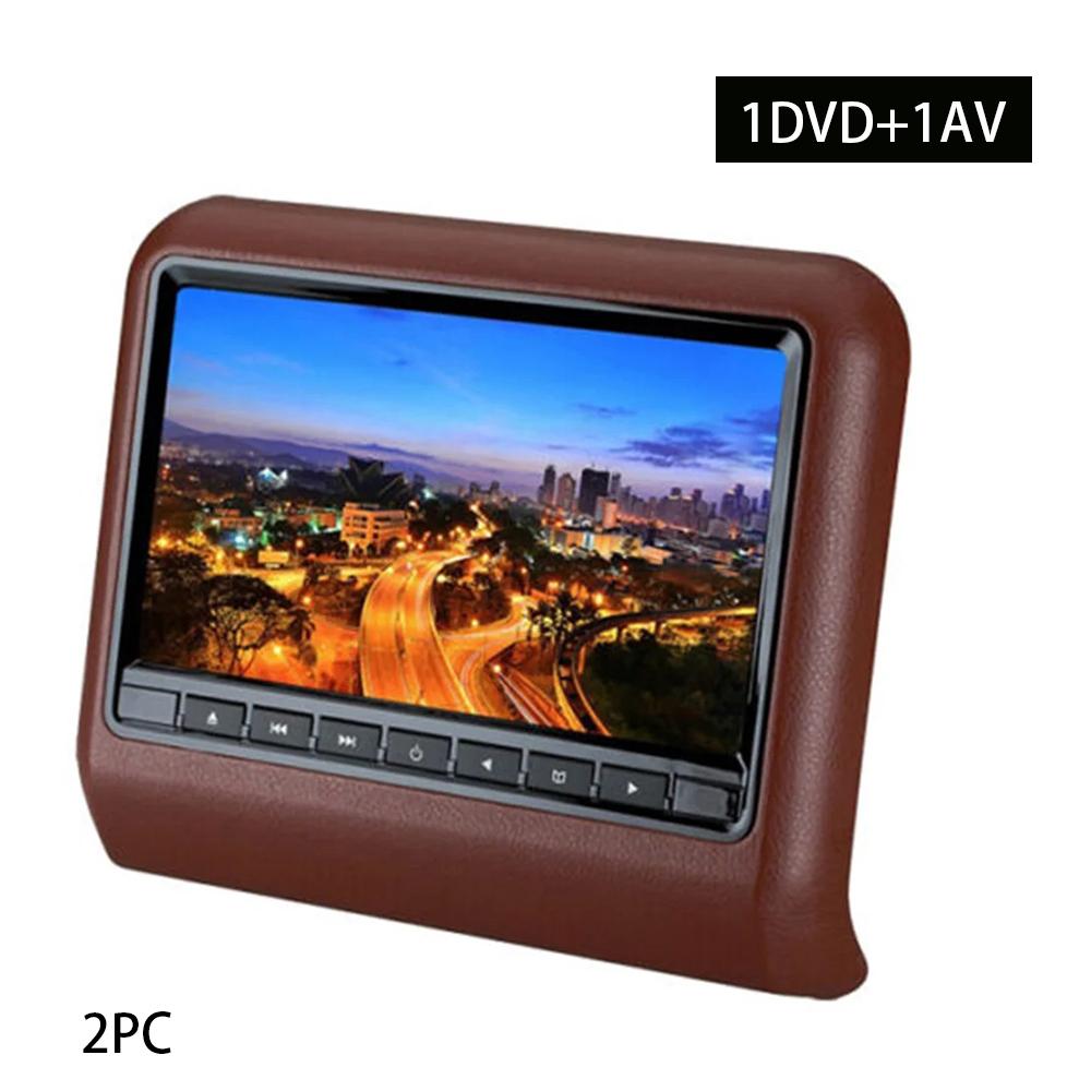 9 Inch Car Seat Back Headrest Mp3/mp4 Multimedias Player LCD Display Remote Control Gaming FM Transmitter DVD Player Monitor