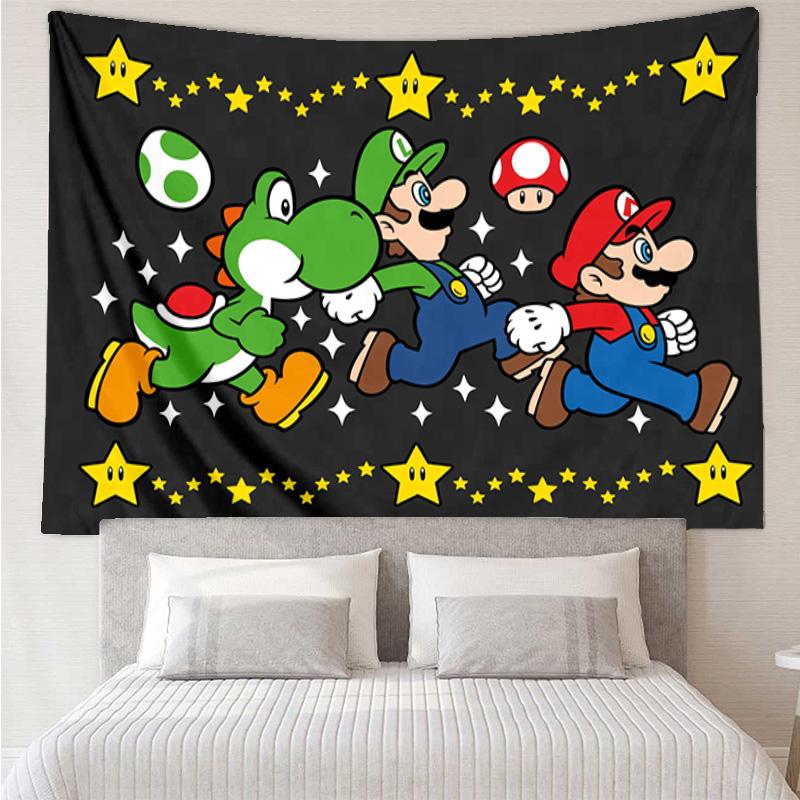 1PC Super Bros. Adventure K-pop music group Tapestry Accessories for Bedroom,Livingroom, dormitory Room Wall Decor Fan Birthday Gifts
