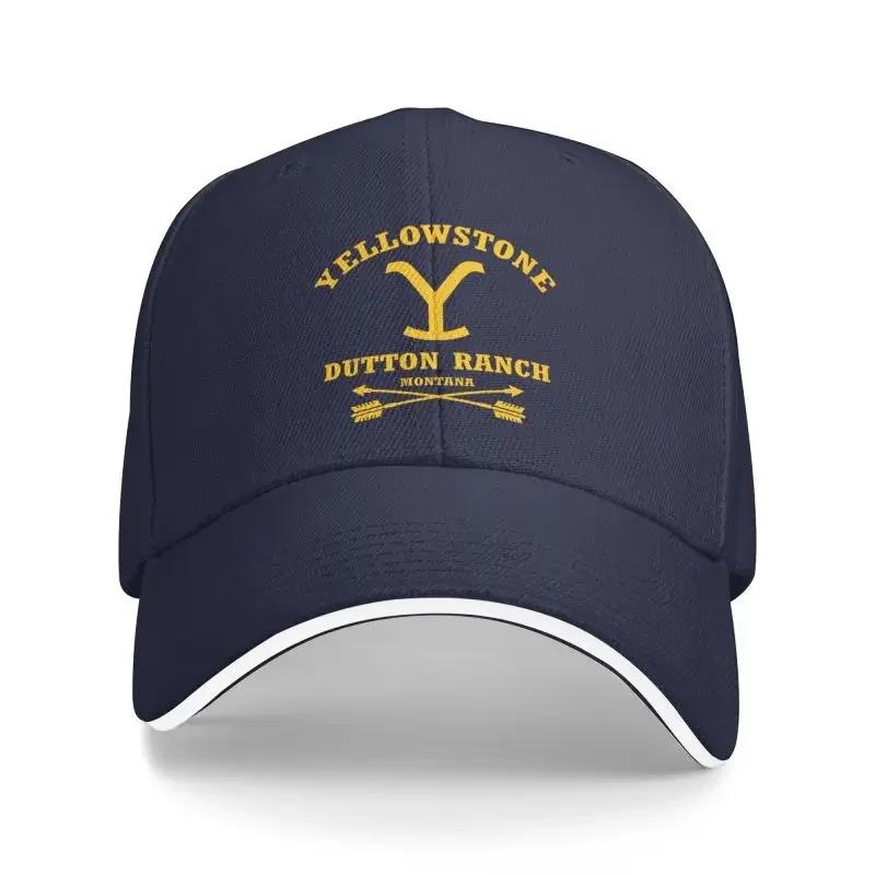 Berretto da Baseball Personalizzato Yellowstone Film Dutton Ranch per Unisex Donna Traspirante Cappellino da Papà per Esterno
