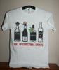 FULL OF CHRISTMAS SPIRITS - 100% Cotton T-shirt Mens Tees Top, Small, White